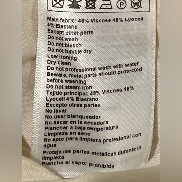 NWT BA&SH Kiss Cream Top - Sz L = US Sz 8 - Picture 8 of 12